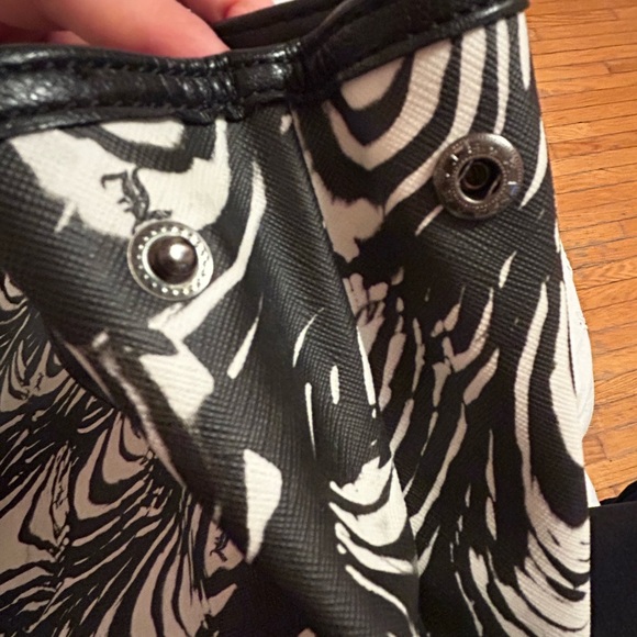 LAMB Gwen Stefani - black and white pattern tote bag - USED - Picture 4 of 8